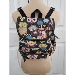 NWOT Lily Bloom Mini Backpack - What A Hoot Print - Cute Owls!